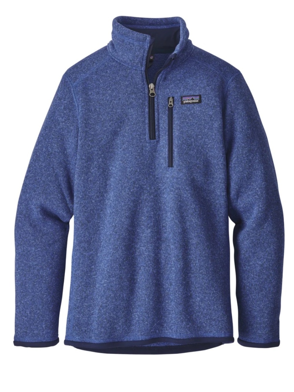Patagonia Kids Better Sweater, 1/4 Zip In Imperial Blue -Size 14
